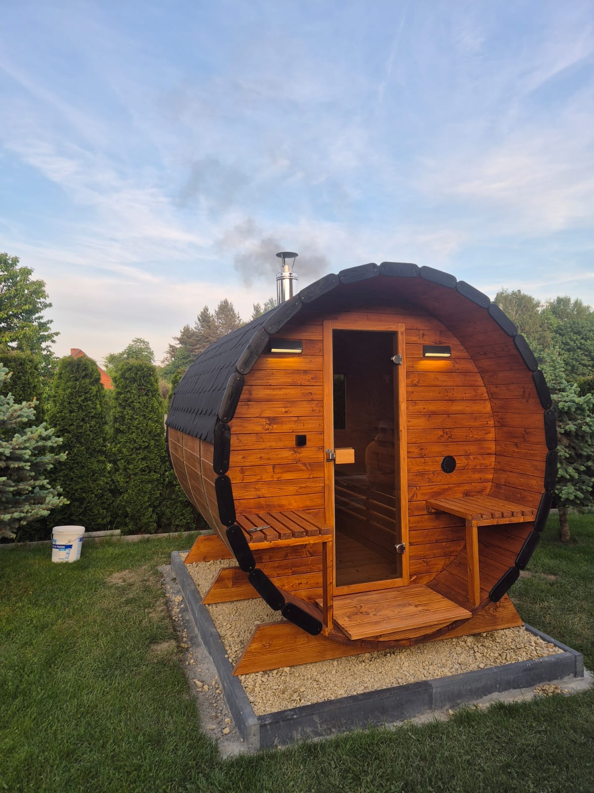Sauna beczkowa Mir-Drew